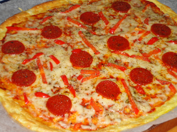 Lavkarbo-pizza slik jeg liker den