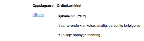 sjikane